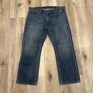 Levi's 559 Relaxed Straight Leg Jeans Men's 38x30 Blue Denim Pants #846‎